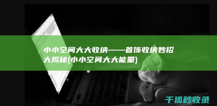 小小空间 大大收纳——首饰收纳妙招大揭秘 (小小空间大大能量)