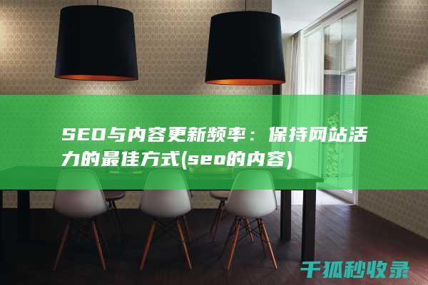 SEO与内容更新频率：保持网站活力的最佳方式 (seo的内容)