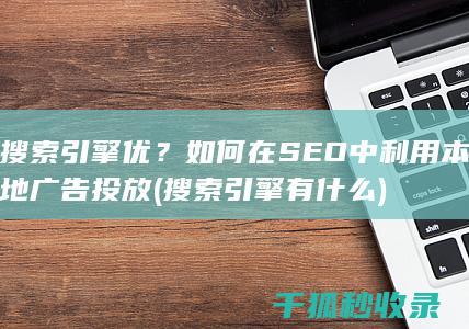 搜索引擎优？如何在SEO中利用本地广告投放 (搜索引擎有什么)